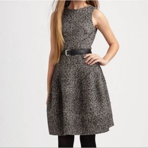 Michael Kors Wool Blend Tweed Dress Size 12